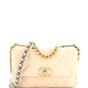 Chanel Medium 19 Flap Bag Quilted Leather